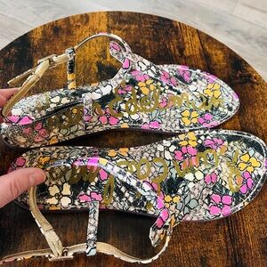 Sam Edelman Multicolor Floral Sandals